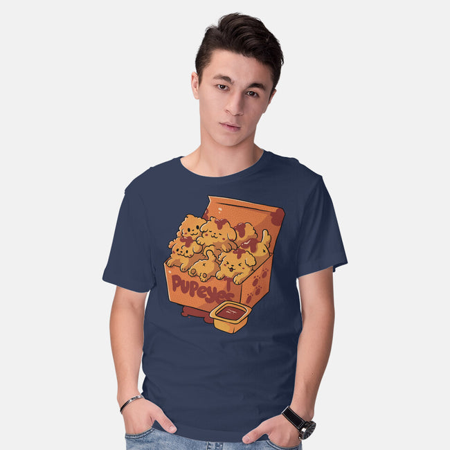 Pupeyes Cute Dogs-Mens-Basic-Tee-tobefonseca