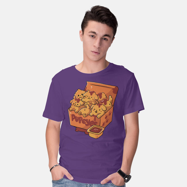 Pupeyes Cute Dogs-Mens-Basic-Tee-tobefonseca