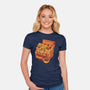 Pupeyes Cute Dogs-Womens-Fitted-Tee-tobefonseca