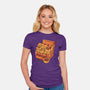 Pupeyes Cute Dogs-Womens-Fitted-Tee-tobefonseca