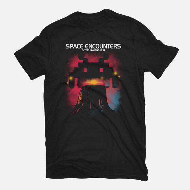 Space Encounters-Mens-Basic-Tee-piercek26