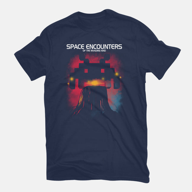 Space Encounters-Mens-Basic-Tee-piercek26