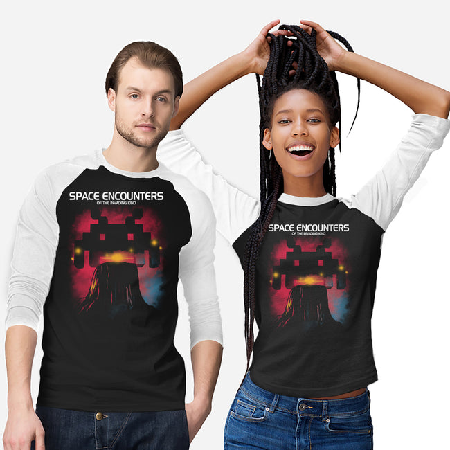 Space Encounters-Unisex-Baseball-Tee-piercek26