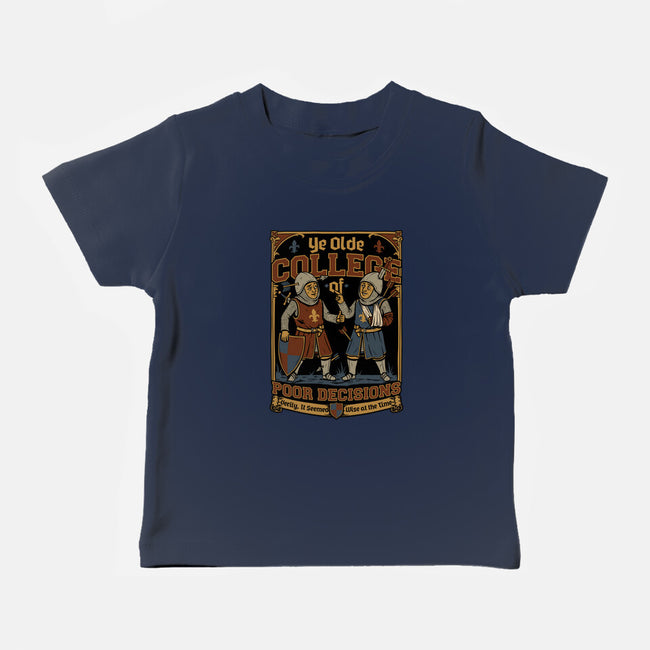 Medieval Knight College-Baby-Basic-Tee-Studio Mootant
