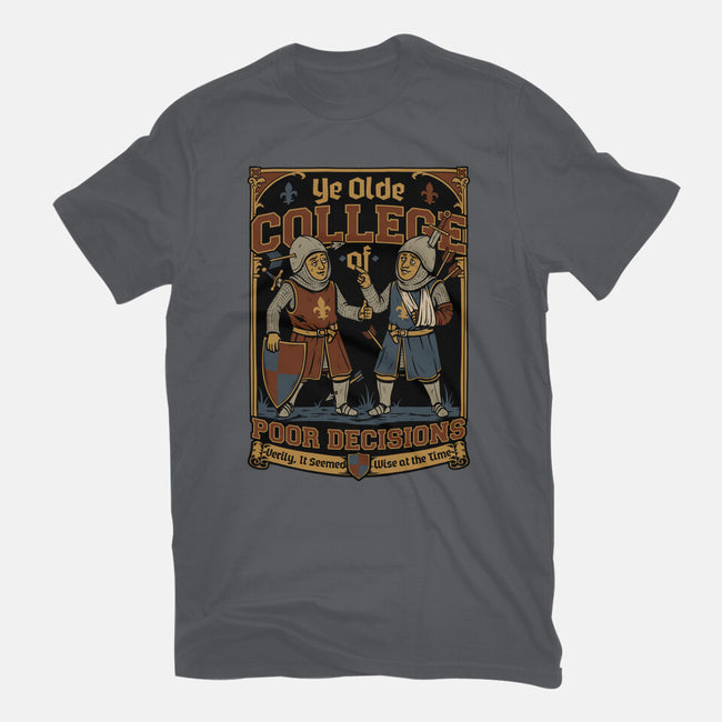 Medieval Knight College-Womens-Fitted-Tee-Studio Mootant