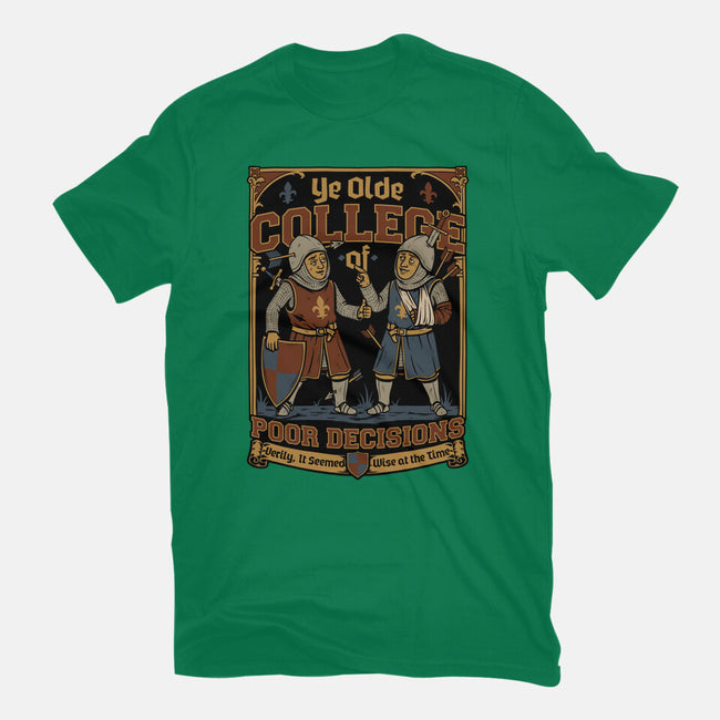 Medieval Knight College-Womens-Fitted-Tee-Studio Mootant