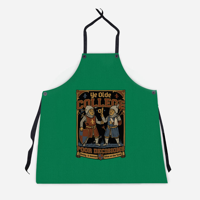 Medieval Knight College-Unisex-Kitchen-Apron-Studio Mootant