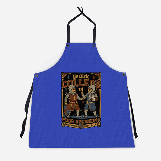 Medieval Knight College-Unisex-Kitchen-Apron-Studio Mootant