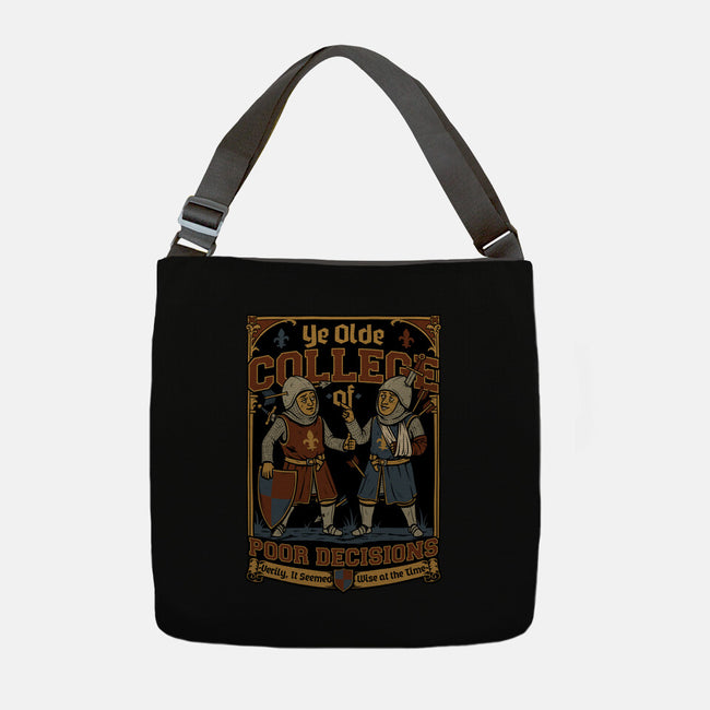 Medieval Knight College-None-Adjustable Tote-Bag-Studio Mootant