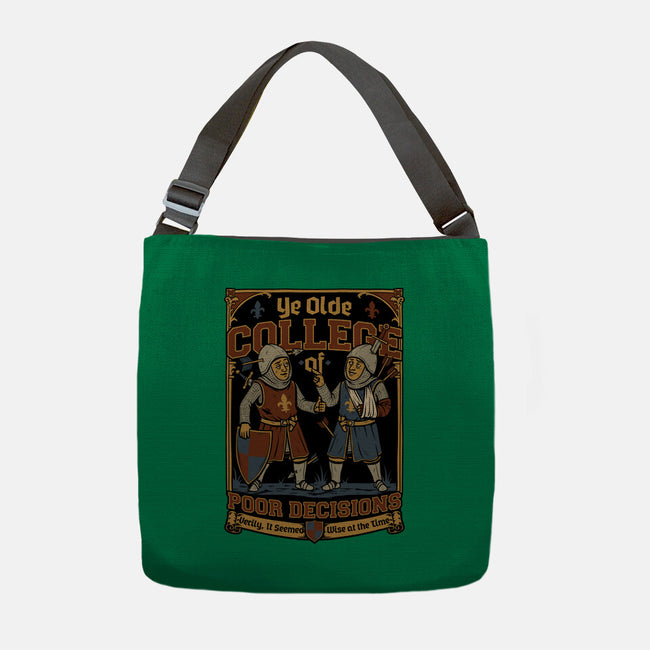 Medieval Knight College-None-Adjustable Tote-Bag-Studio Mootant
