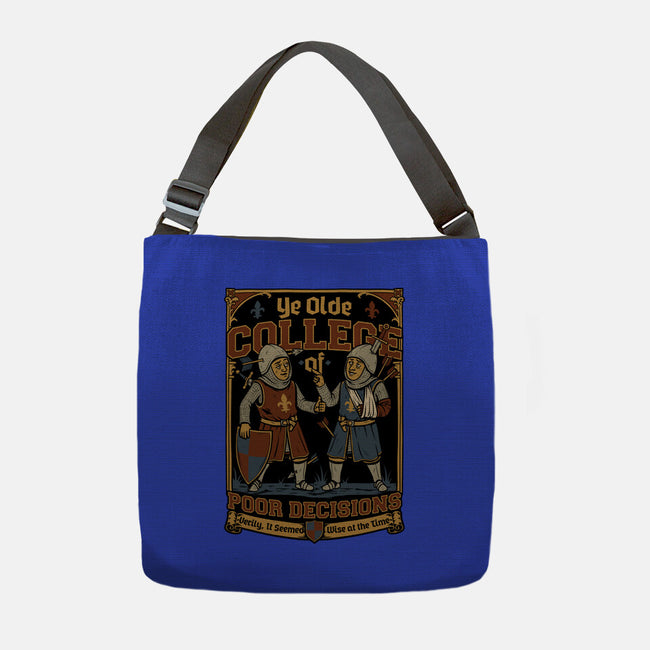 Medieval Knight College-None-Adjustable Tote-Bag-Studio Mootant