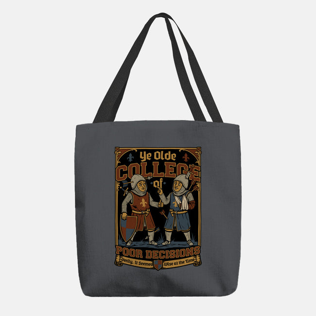 Medieval Knight College-None-Basic Tote-Bag-Studio Mootant