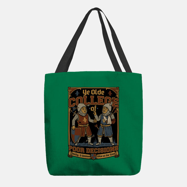 Medieval Knight College-None-Basic Tote-Bag-Studio Mootant