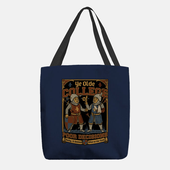 Medieval Knight College-None-Basic Tote-Bag-Studio Mootant
