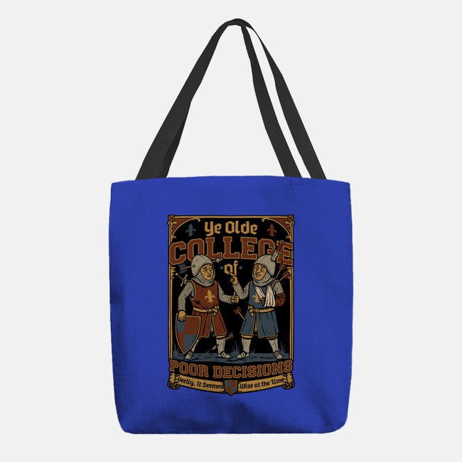 Medieval Knight College-None-Basic Tote-Bag-Studio Mootant