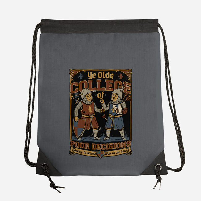 Medieval Knight College-None-Drawstring-Bag-Studio Mootant