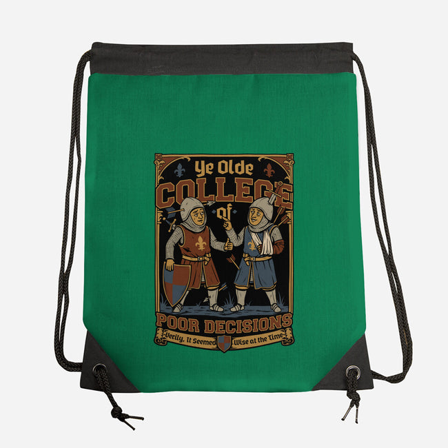 Medieval Knight College-None-Drawstring-Bag-Studio Mootant
