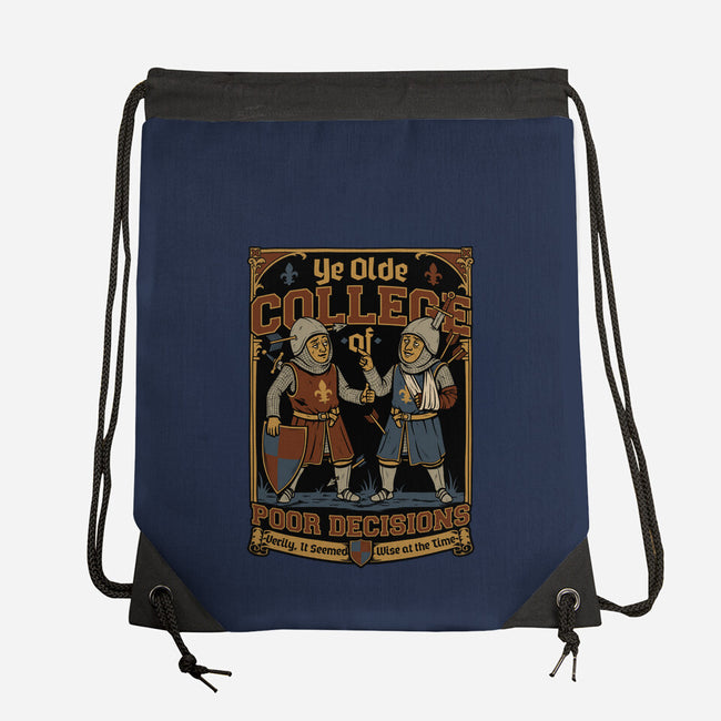 Medieval Knight College-None-Drawstring-Bag-Studio Mootant