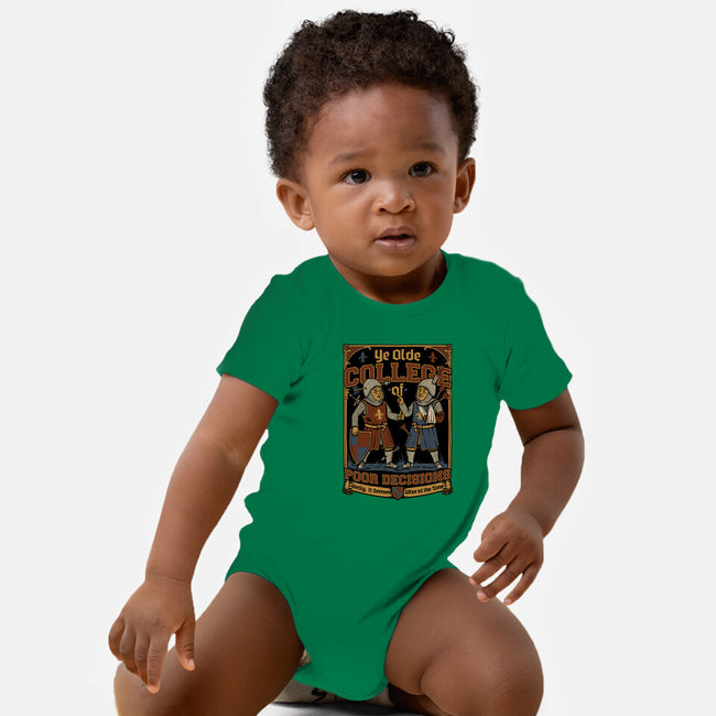 Medieval Knight College-Baby-Basic-Onesie-Studio Mootant