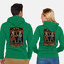 Medieval Knight College-Unisex-Zip-Up-Sweatshirt-Studio Mootant