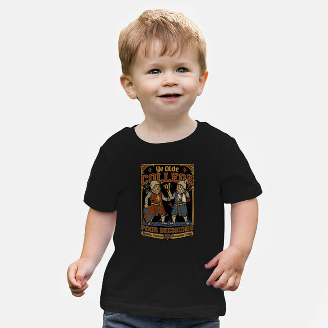 Medieval Knight College-Baby-Basic-Tee-Studio Mootant