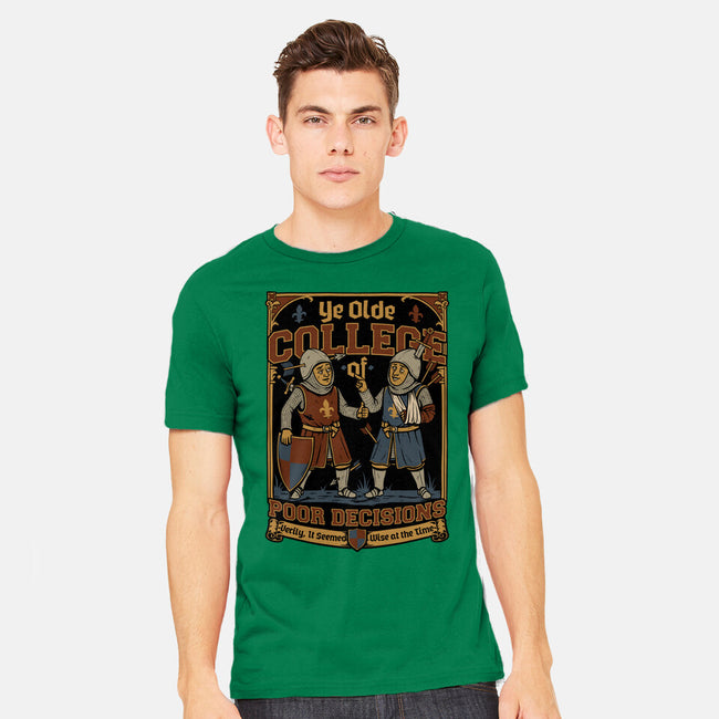 Medieval Knight College-Mens-Heavyweight-Tee-Studio Mootant