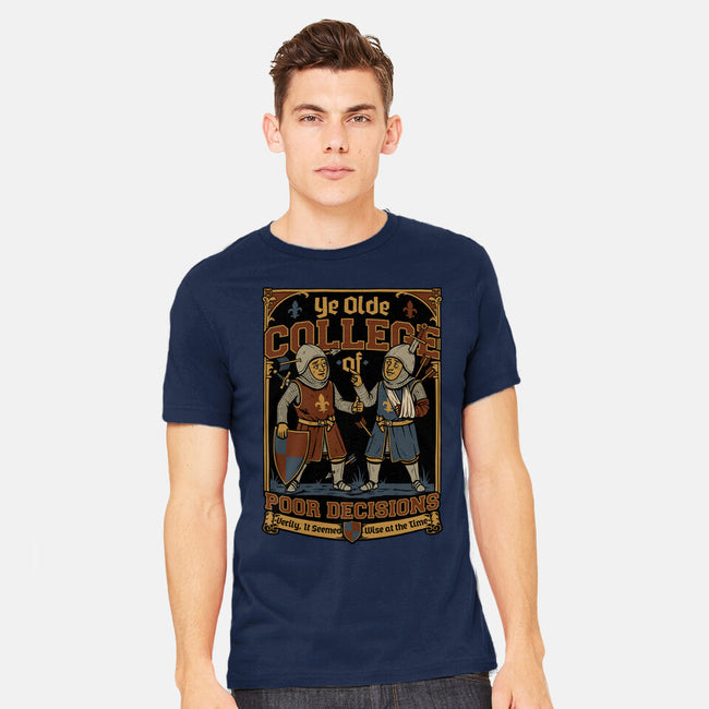 Medieval Knight College-Mens-Heavyweight-Tee-Studio Mootant