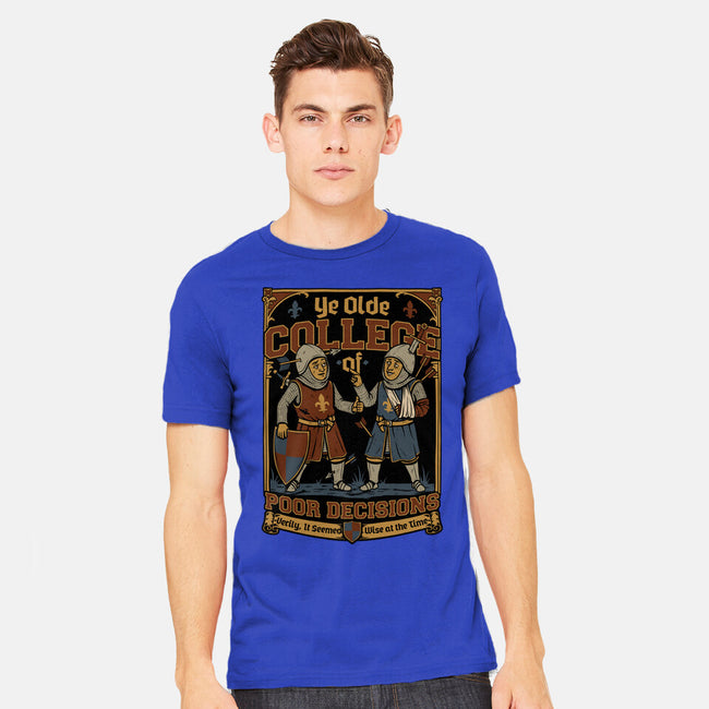 Medieval Knight College-Mens-Heavyweight-Tee-Studio Mootant