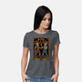 Medieval Knight College-Womens-Basic-Tee-Studio Mootant