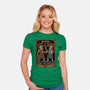 Medieval Knight College-Womens-Fitted-Tee-Studio Mootant