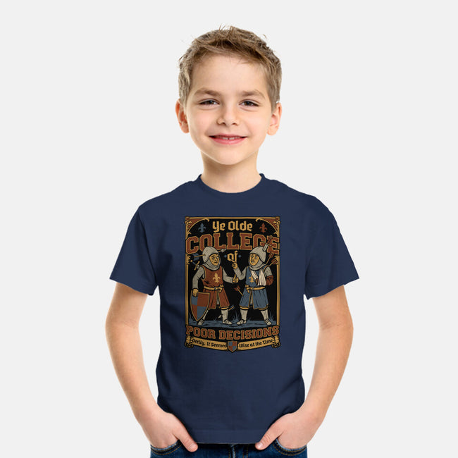 Medieval Knight College-Youth-Basic-Tee-Studio Mootant