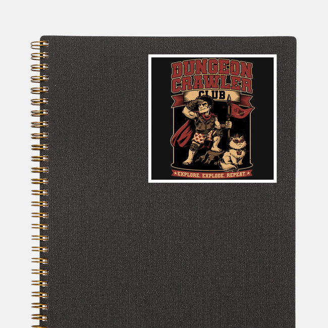 Dungeon Crawler Club-None-Glossy-Sticker-Studio Mootant