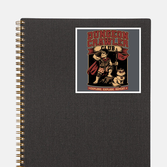 Dungeon Crawler Club-None-Glossy-Sticker-Studio Mootant