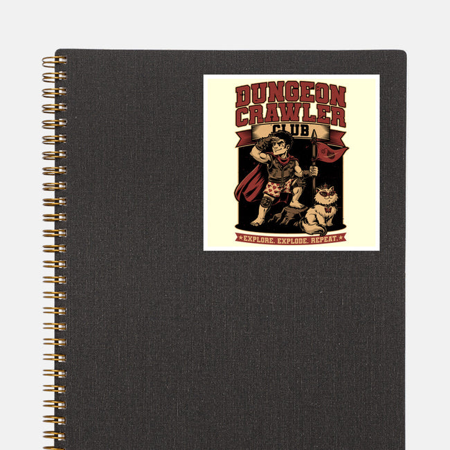 Dungeon Crawler Club-None-Glossy-Sticker-Studio Mootant