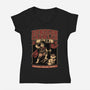 Dungeon Crawler Club-Womens-V-Neck-Tee-Studio Mootant