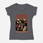 Dungeon Crawler Club-Womens-V-Neck-Tee-Studio Mootant