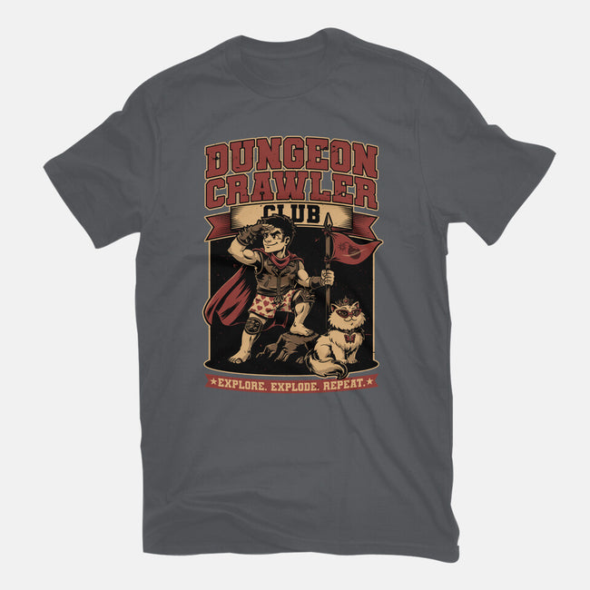 Dungeon Crawler Club-Womens-Fitted-Tee-Studio Mootant