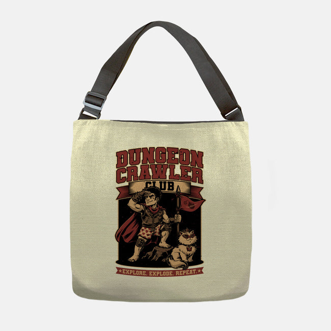 Dungeon Crawler Club-None-Adjustable Tote-Bag-Studio Mootant