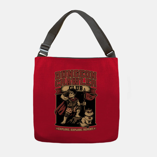 Dungeon Crawler Club-None-Adjustable Tote-Bag-Studio Mootant