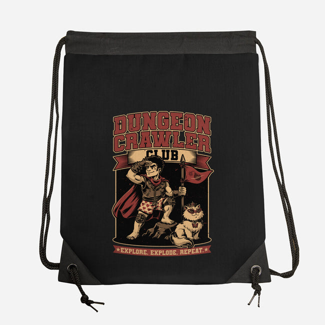 Dungeon Crawler Club-None-Drawstring-Bag-Studio Mootant