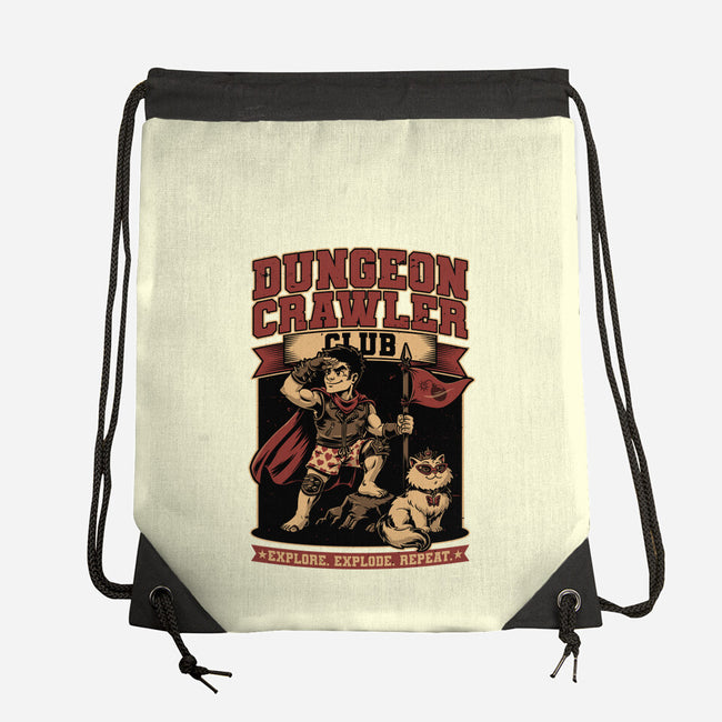 Dungeon Crawler Club-None-Drawstring-Bag-Studio Mootant
