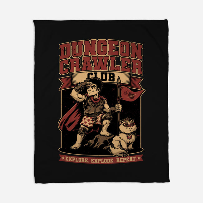 Dungeon Crawler Club-None-Fleece-Blanket-Studio Mootant