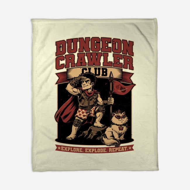 Dungeon Crawler Club-None-Fleece-Blanket-Studio Mootant