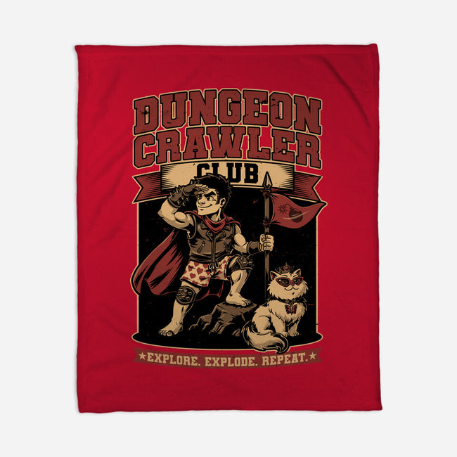 Dungeon Crawler Club-None-Fleece-Blanket-Studio Mootant