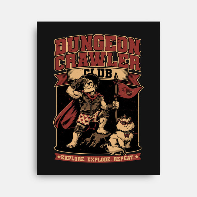 Dungeon Crawler Club-None-Stretched-Canvas-Studio Mootant