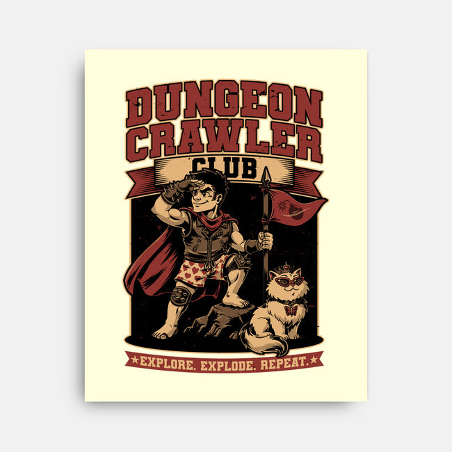 Dungeon Crawler Club-None-Stretched-Canvas-Studio Mootant
