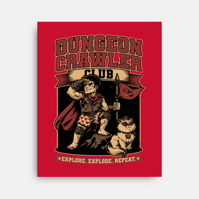 Dungeon Crawler Club-None-Stretched-Canvas-Studio Mootant