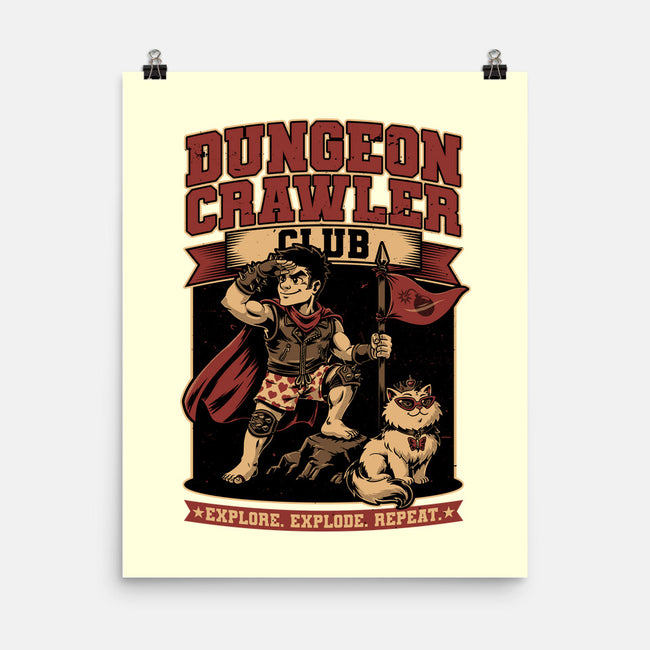 Dungeon Crawler Club-None-Matte-Poster-Studio Mootant
