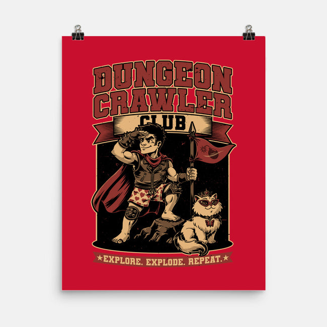 Dungeon Crawler Club-None-Matte-Poster-Studio Mootant