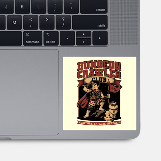 Dungeon Crawler Club-None-Glossy-Sticker-Studio Mootant